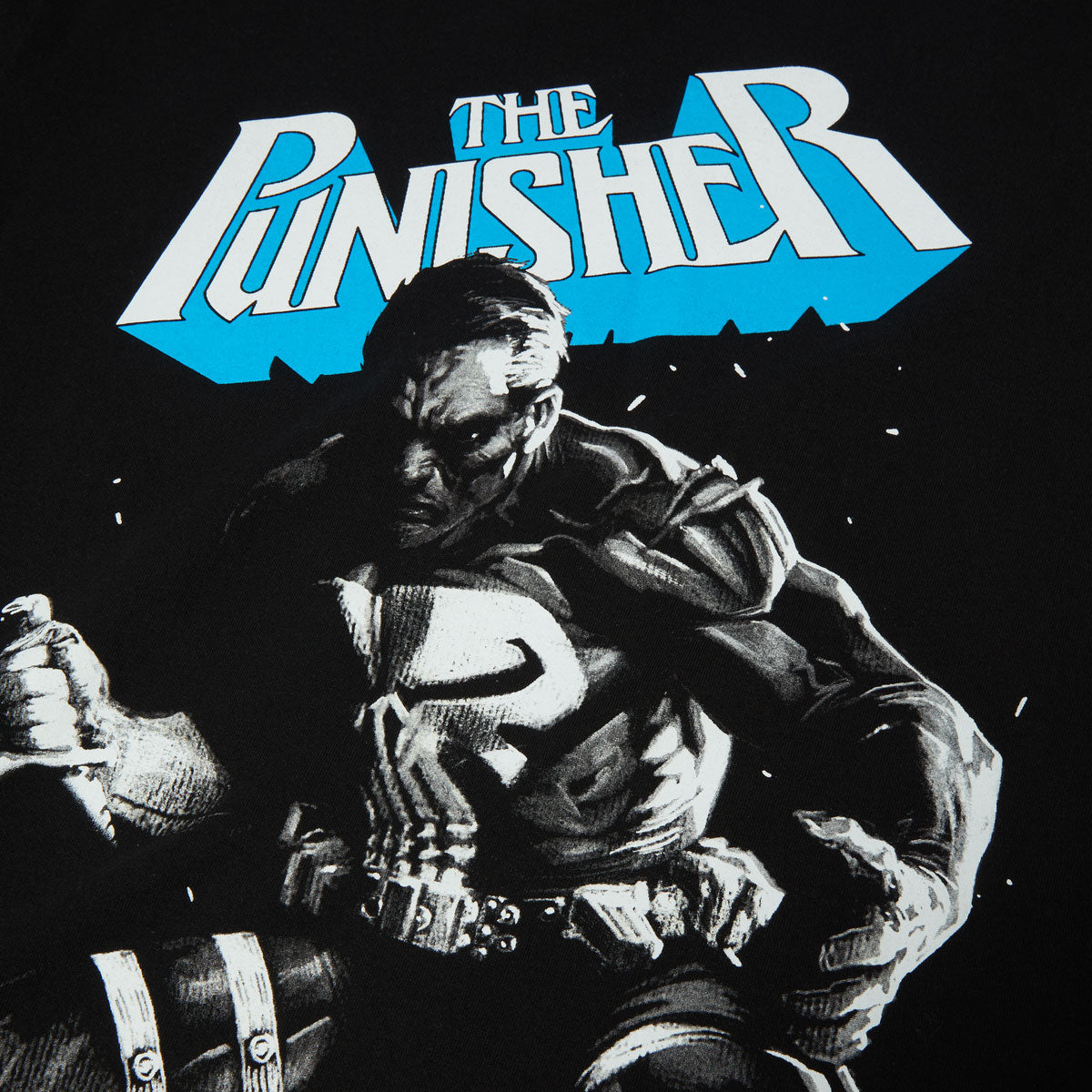 HUF x Marvel Punisher T-Shirt - Black image 2