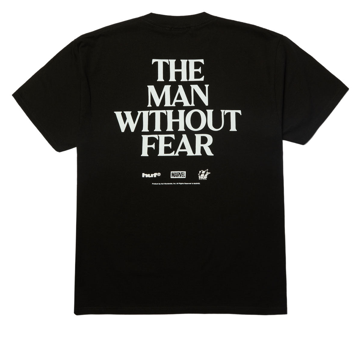 HUF x Marvel Without Fear T-Shirt - Black image 2