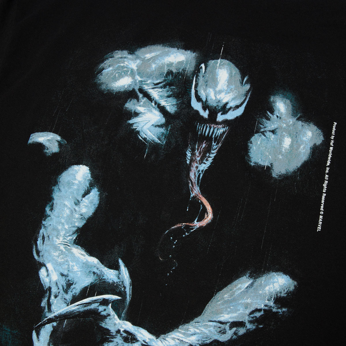 HUF x Marvel Venom Protector T-Shirt - Black image 3