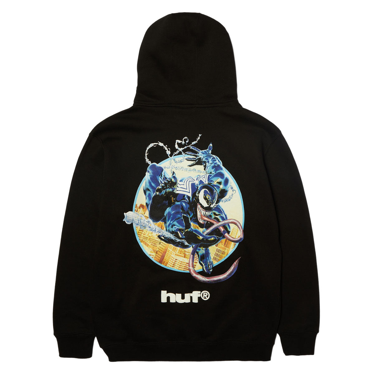 HUF x Marvel Venom Full Zip Hoodie - Black image 2