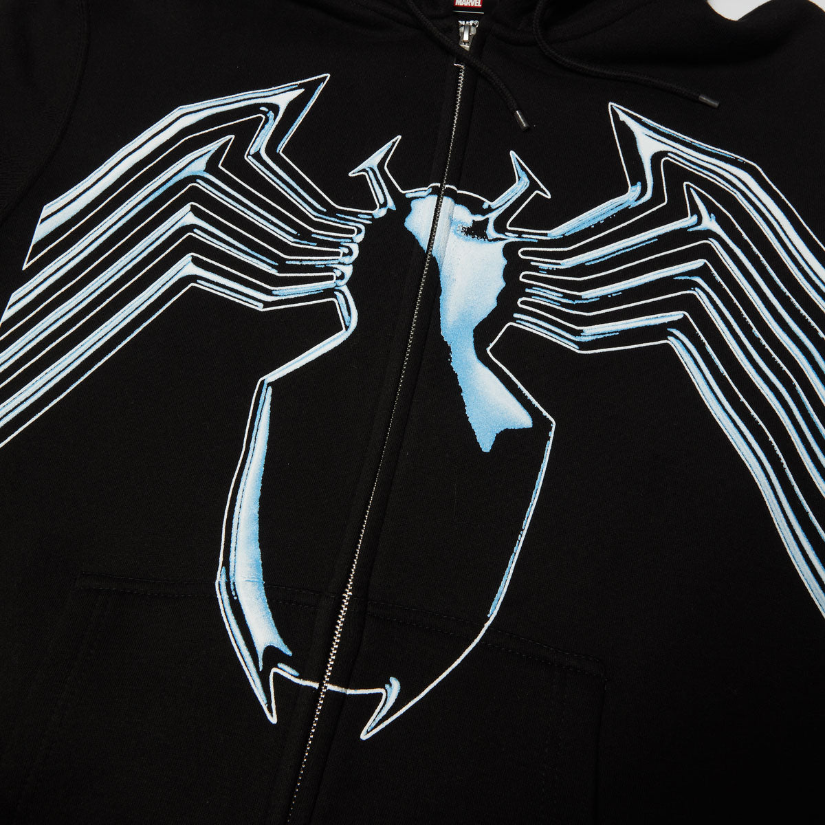 HUF x Marvel Venom Full Zip Hoodie - Black image 3