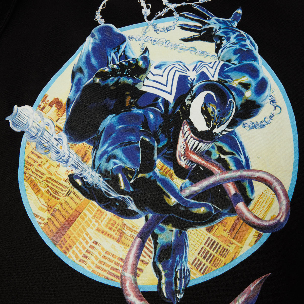 HUF x Marvel Venom Full Zip Hoodie - Black image 4