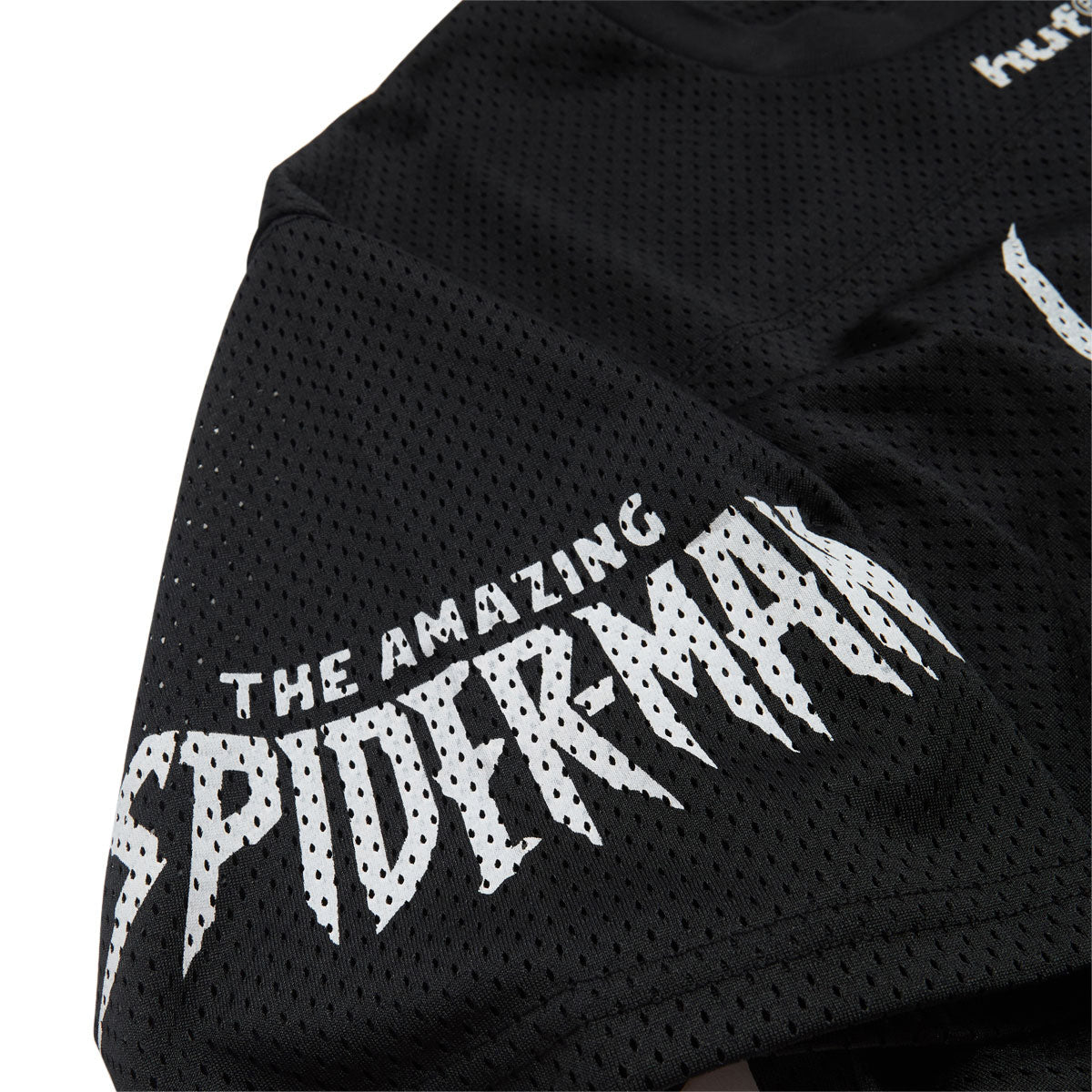 HUF x Spiderman Football Jersey Shirt - Black image 3