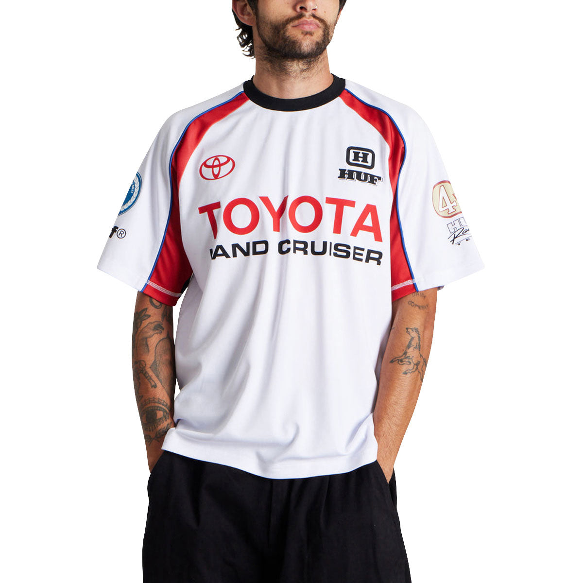 HUF x Toyota Land Cruiser Rally Jersey - White image 3