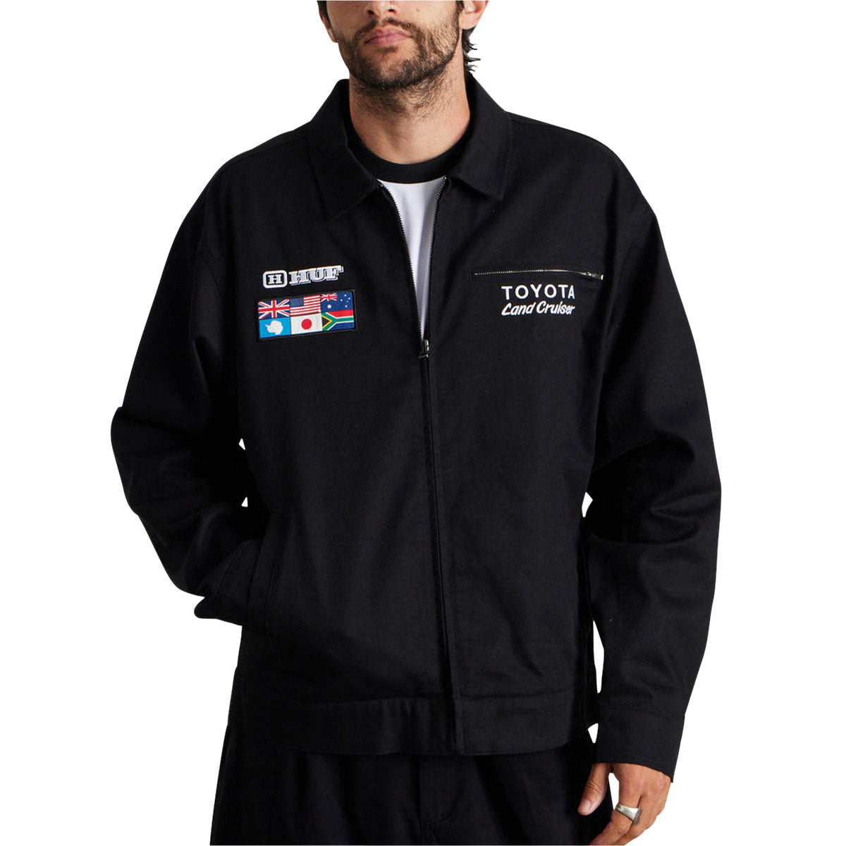 HUF x Toyota Land Cruiser World Tour Jacket - Black image 2