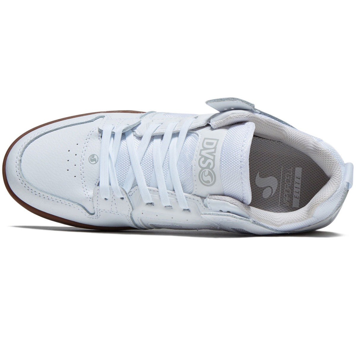 DVS Comanche LT Shoes - White/White/Gum – Daddies Board Shop