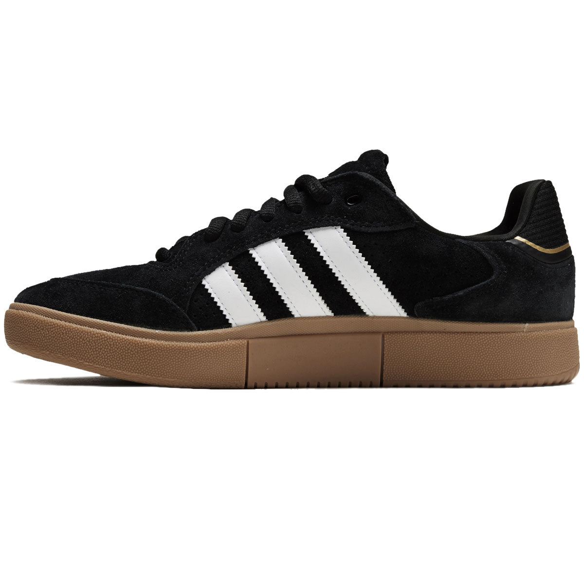 Adidas Tyshawn Low Shoes - Core Black/White/Gum image 2