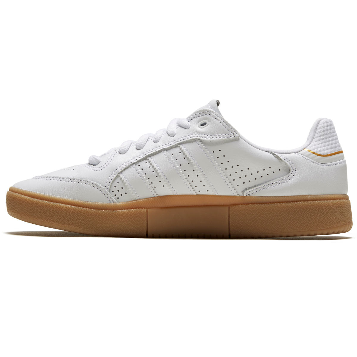 Adidas Tyshawn Low Shoes - White/White/Gum image 2