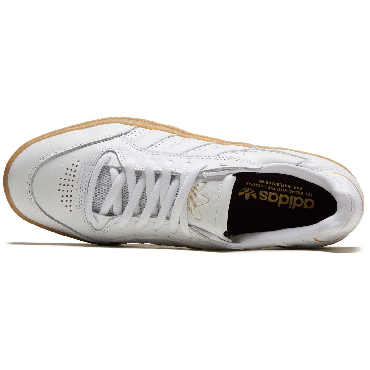 Adidas Tyshawn Low Shoes - White/White/Gum image 3