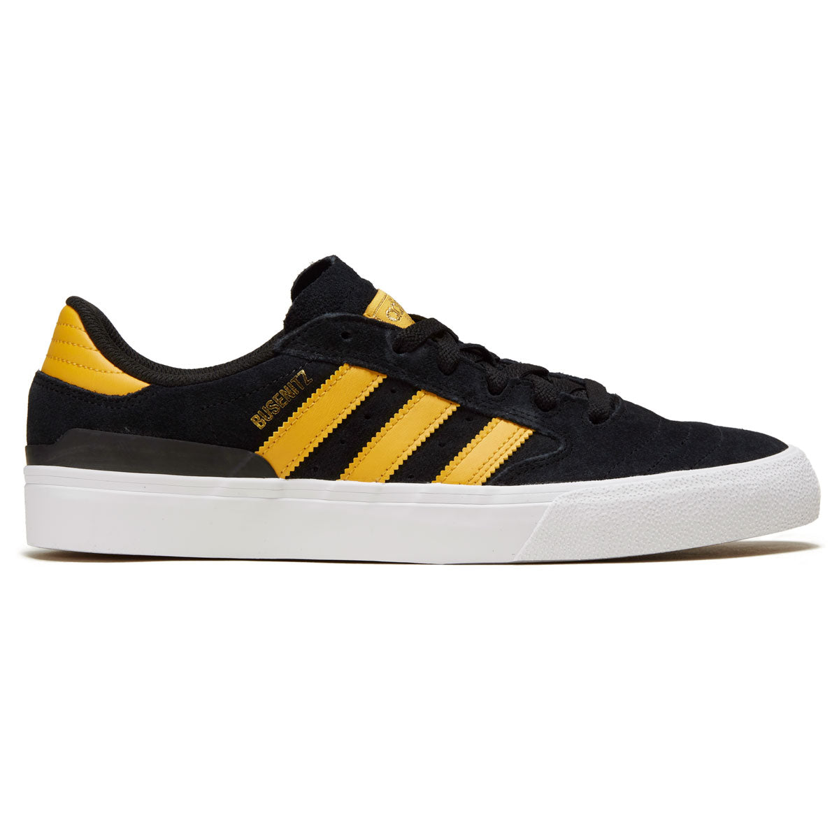 Adidas Busenitz Vulc II Shoes - Core Black/Preloved Yellow/White
