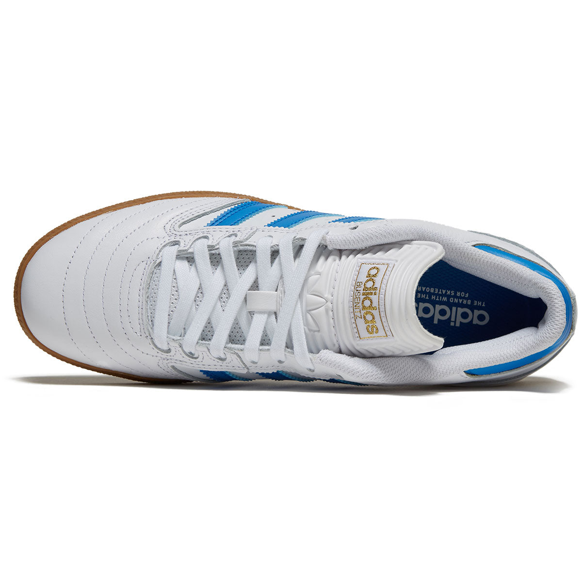 Adidas Busenitz Shoes - White/Bluebird/Gold Metallic image 3