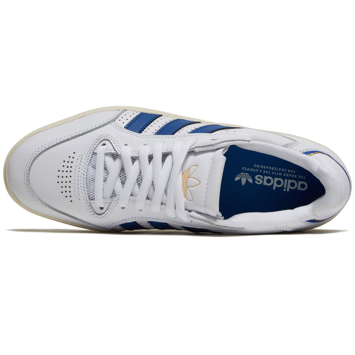 Adidas Tyshawn Low Shoes - White/Royal Blue/Chalk White image 3