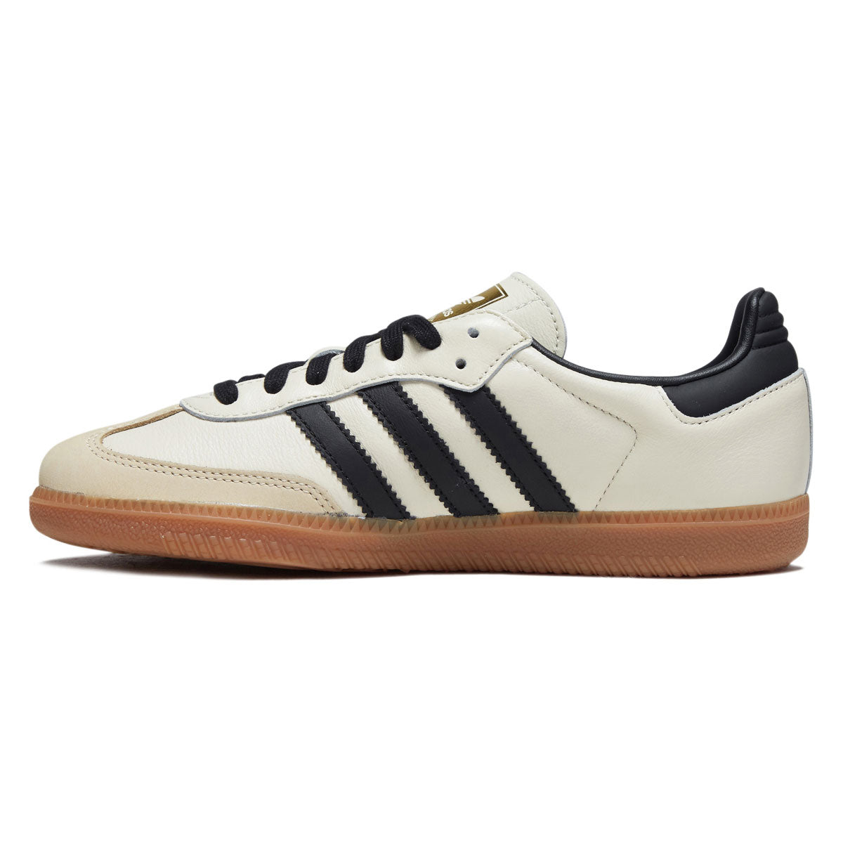Adidas Womens Samba OG Shoes - Cream White/Core Black/Sand Strata image 2