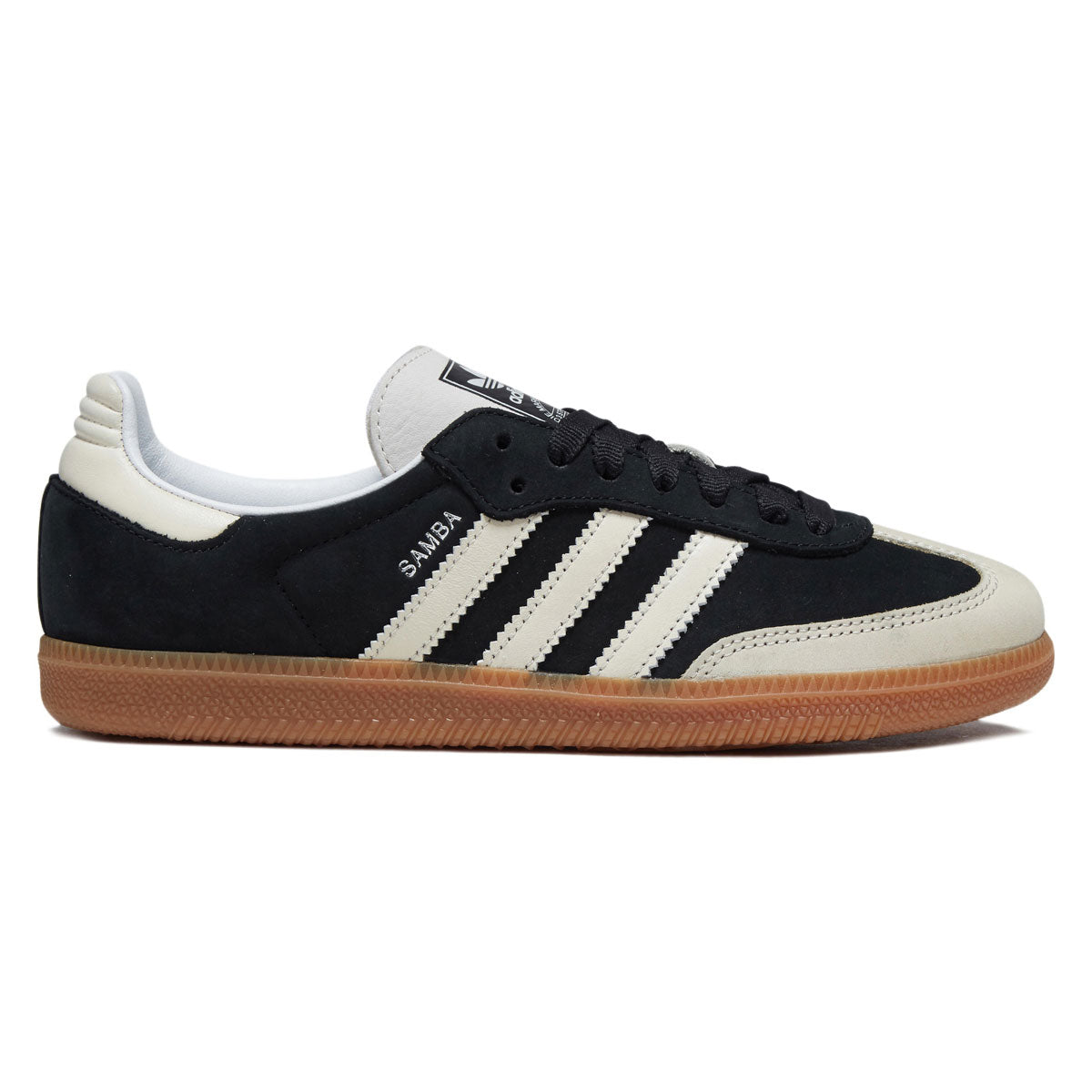 Adidas Womens Samba OG Shoes - Core Black/Wonder White/Silver Metallic image 1