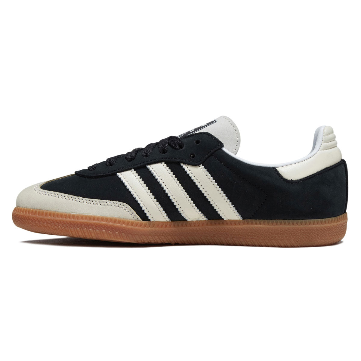 Adidas Womens Samba OG Shoes - Core Black/Wonder White/Silver Metallic image 2