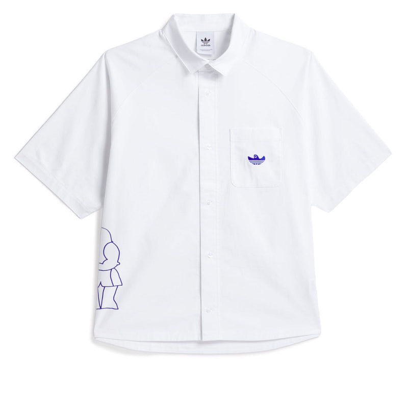 Adidas Shmoo CS Button Up Shirt - White