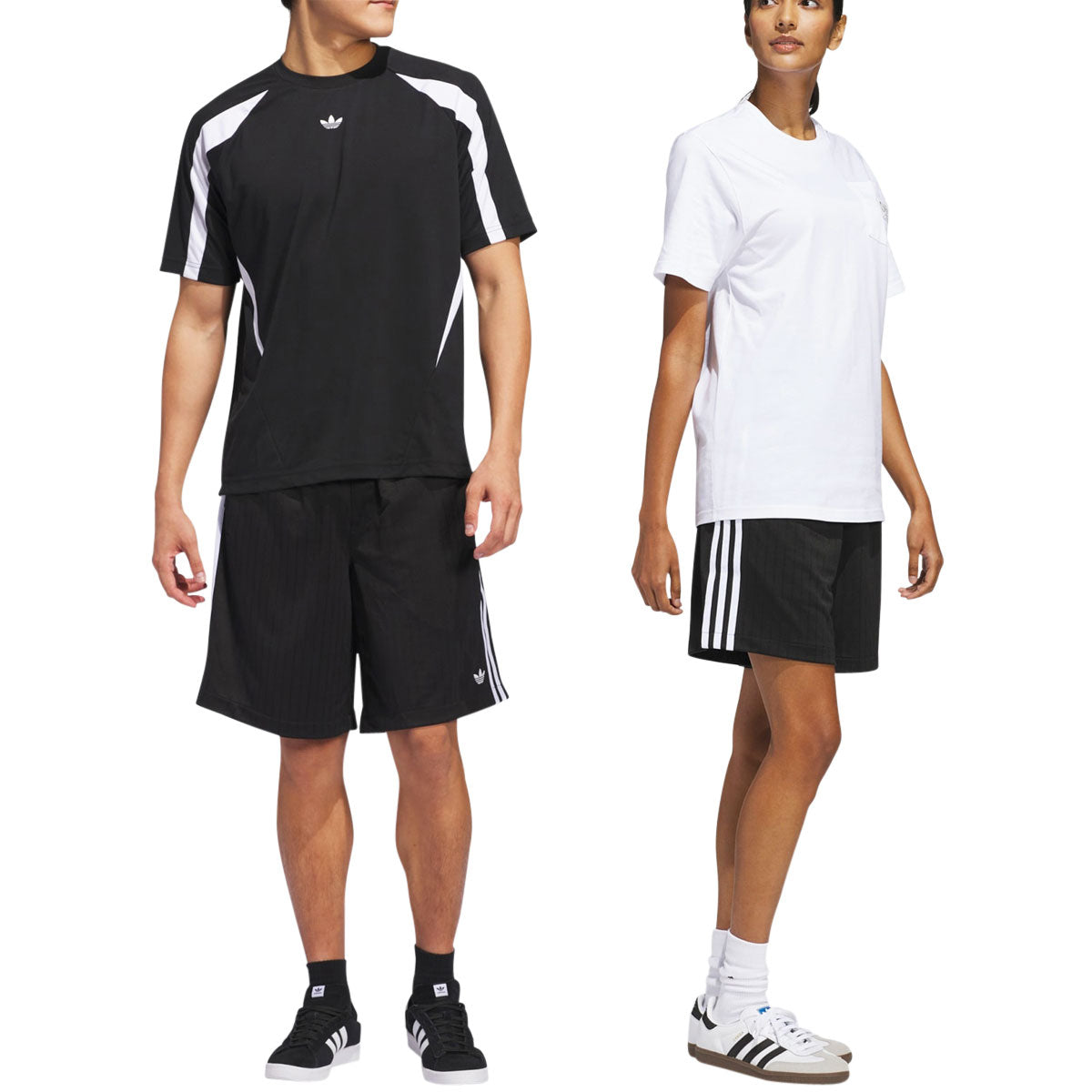 Adidas Classic Shorts - Black/White – Daddies Board Shop