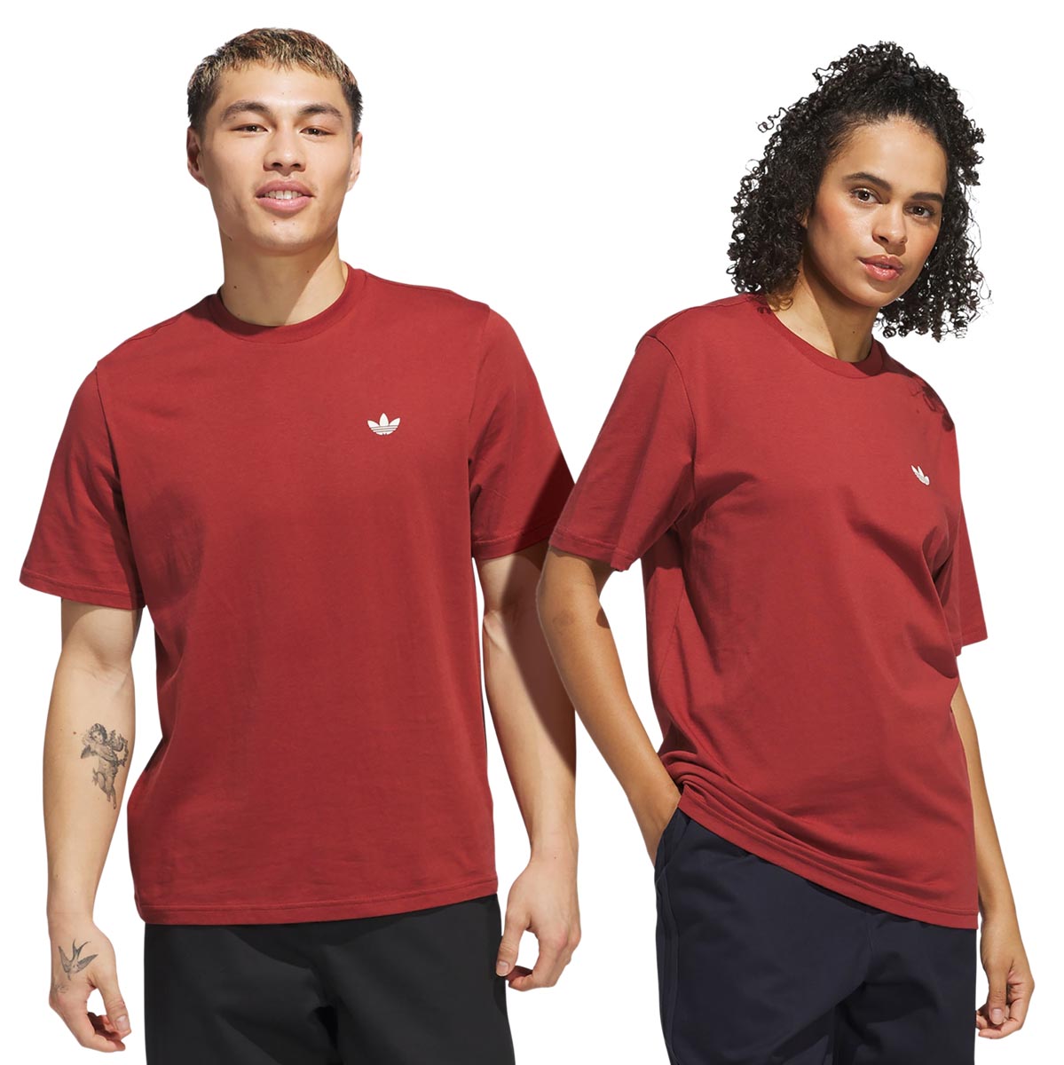 Adidas 4.0 Logo T-Shirt - Red – Daddies Board Shop