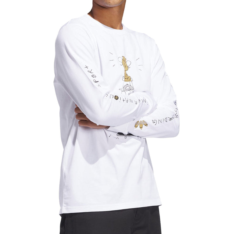 Adidas HJ Champ Long Sleeve T-Shirt - White