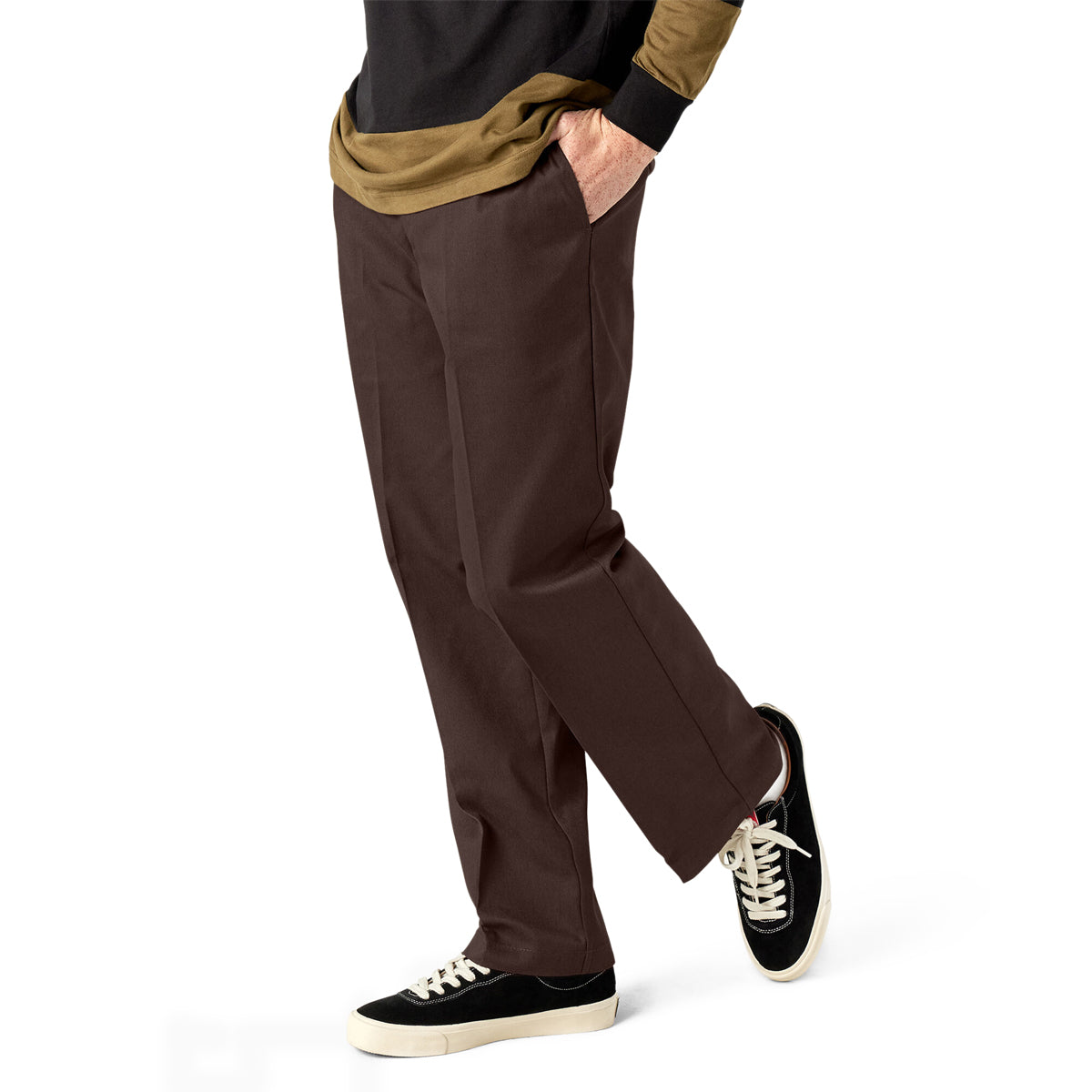 Dickies Regular Twill Skate Pants - Chocolate Brown image 3
