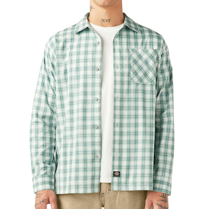 Dickies Skateboarding Long Sleeve Flex Shirt - Lincoln Green