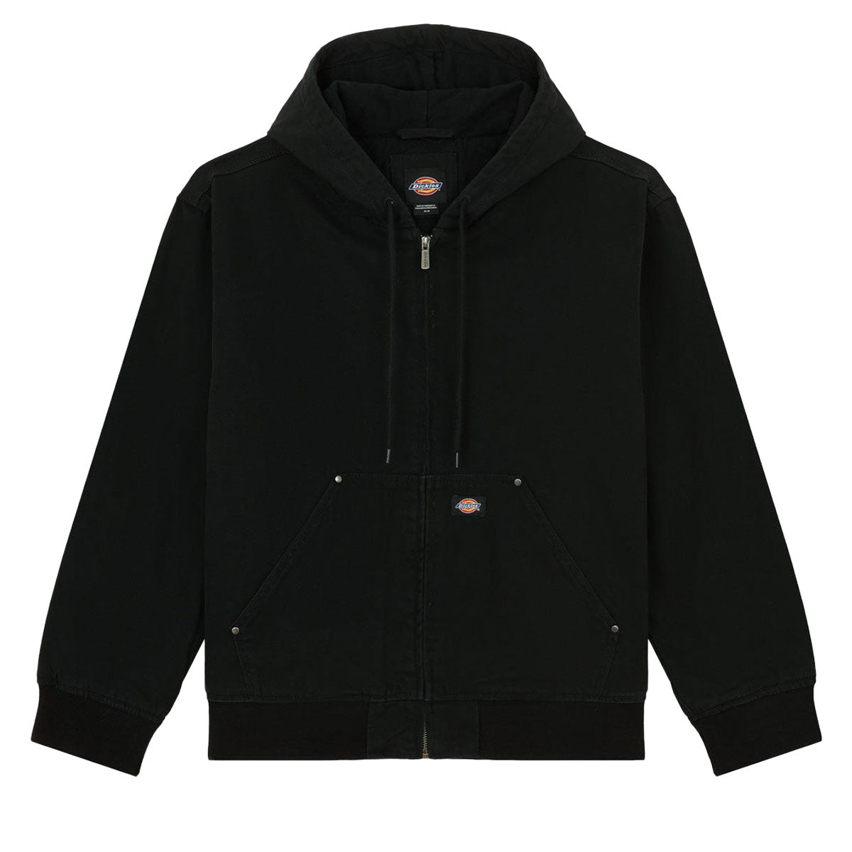 Dickies Hilham Hooded Canvas Jacket - Black image 5