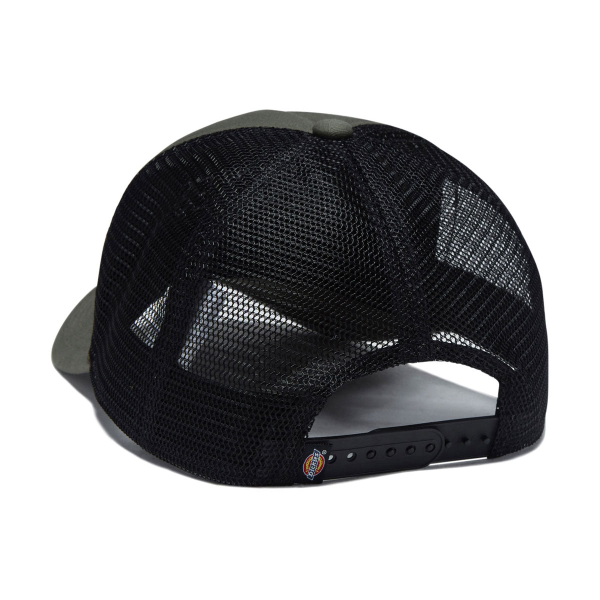 Dickies Mid Profile Twill Trucker Hat - Military Green image 2