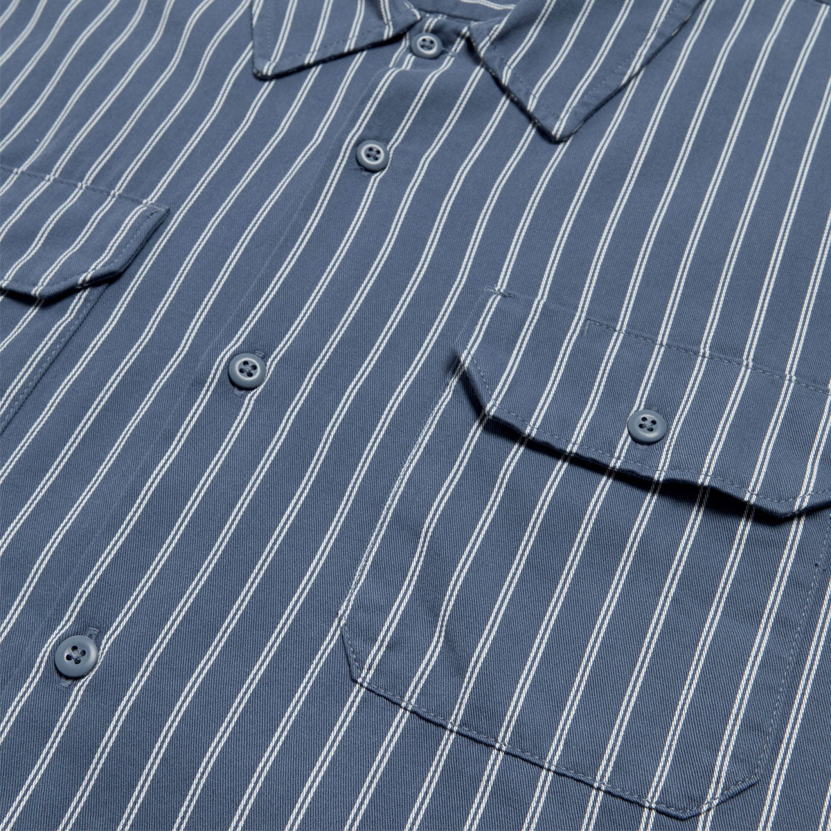 Dickies Worn In Lightweight Work Shirt - Retro Indigo image 3