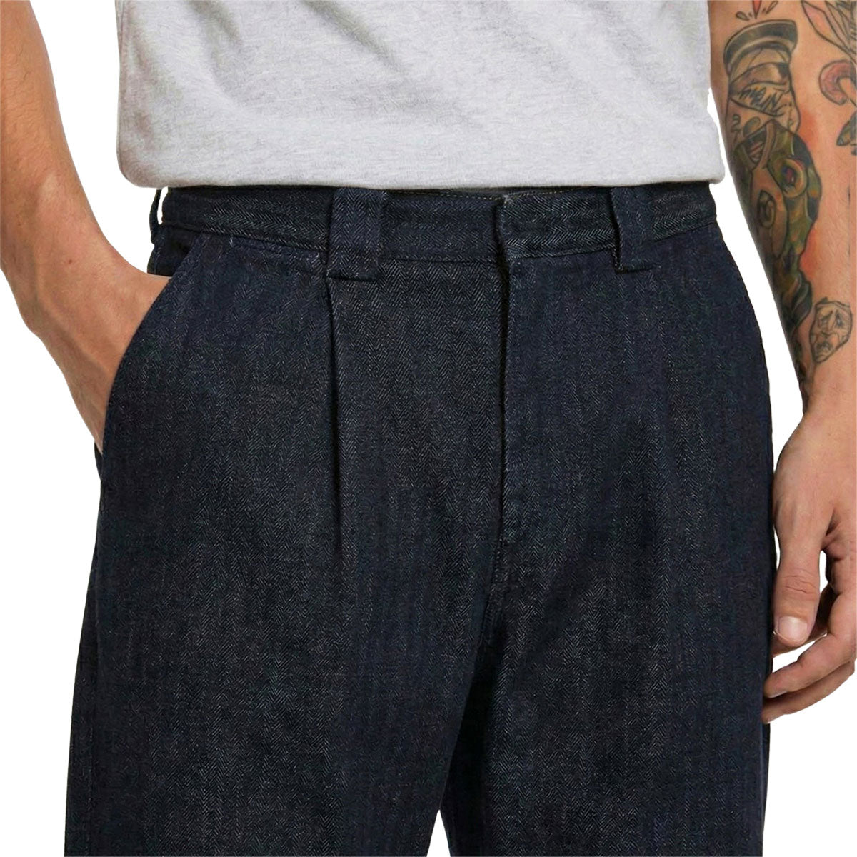 Dickies Selvedge Herringbone Denim Work Pants - Rinsed image 5