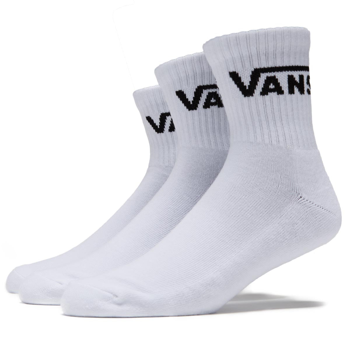 Vans Classic Half Crew Socks - White image 1