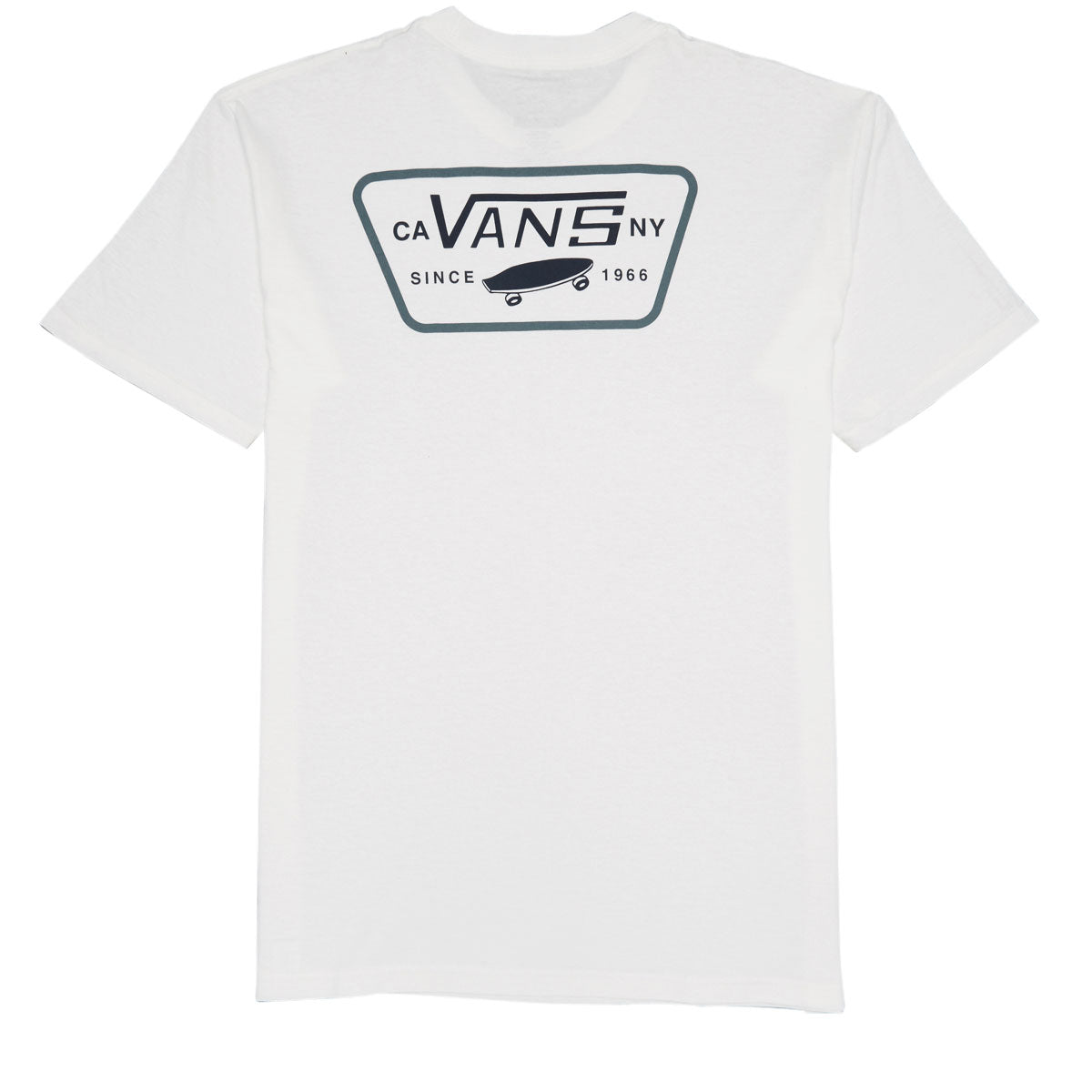 Vans Full Patch Back T-Shirt - Marshmallow/North Atlantic image 1