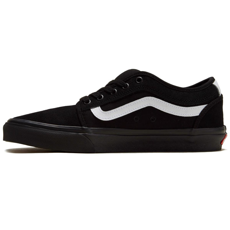 Vans Chukka Low Sidestripe Shoes - Black/Black/White