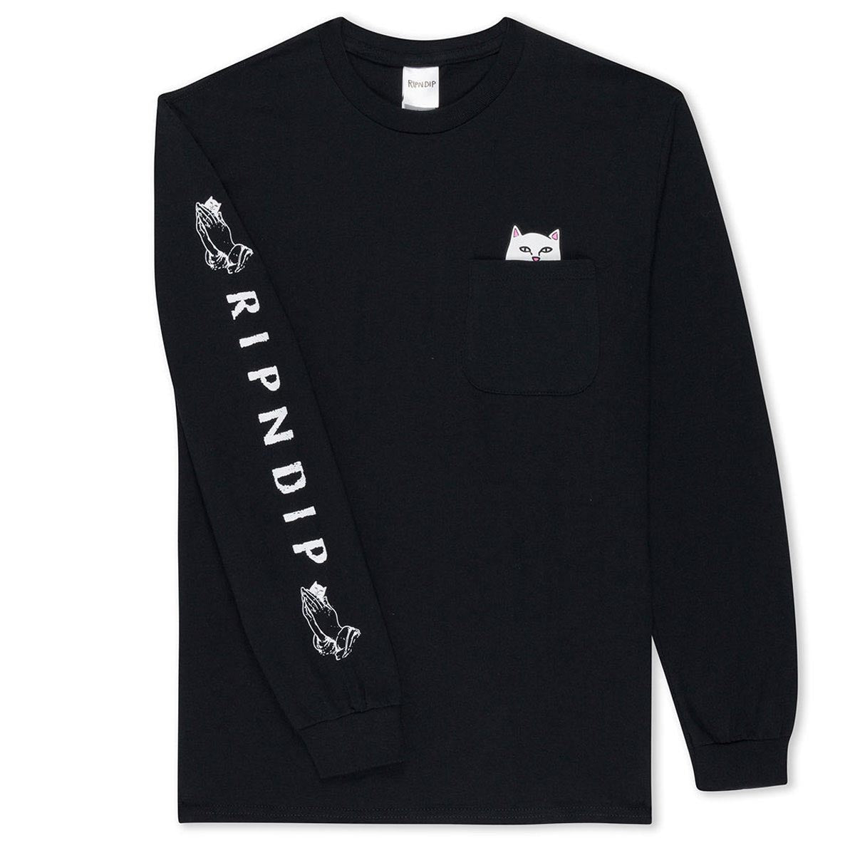 スウェット・トレーナー Ripndip Peeking Nermal Brushed Fleece Crewneck Lavender S Knits & Sweaters - Mens And Womens - Ripndip.com – RIPNDIP