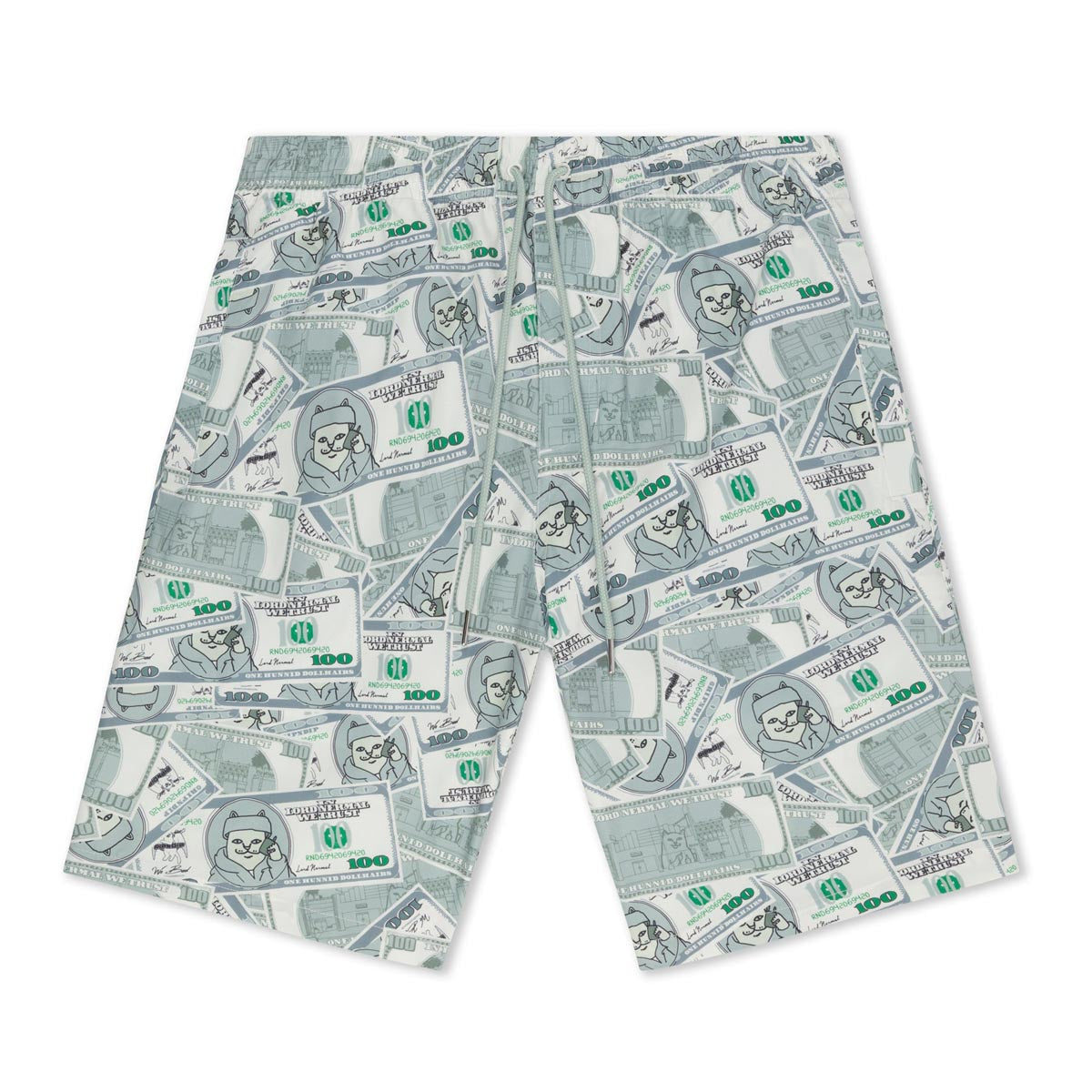 RIPNDIP Moneybag Swim Shorts - Olive image 1
