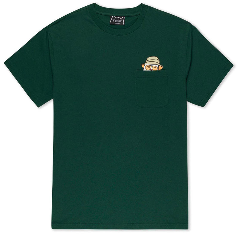 RIPNDIP Nermal S Thompson Pocket T-Shirt - Hunter Green