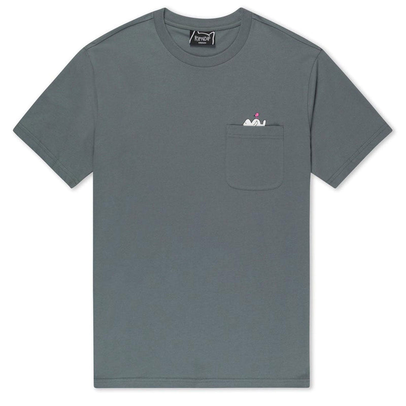RIPNDIP Christmas Nerm Pocket T-Shirt - Charcoal