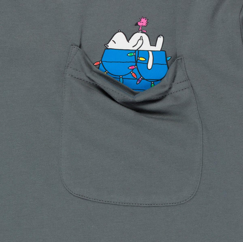 RIPNDIP Christmas Nerm Pocket T-Shirt - Charcoal