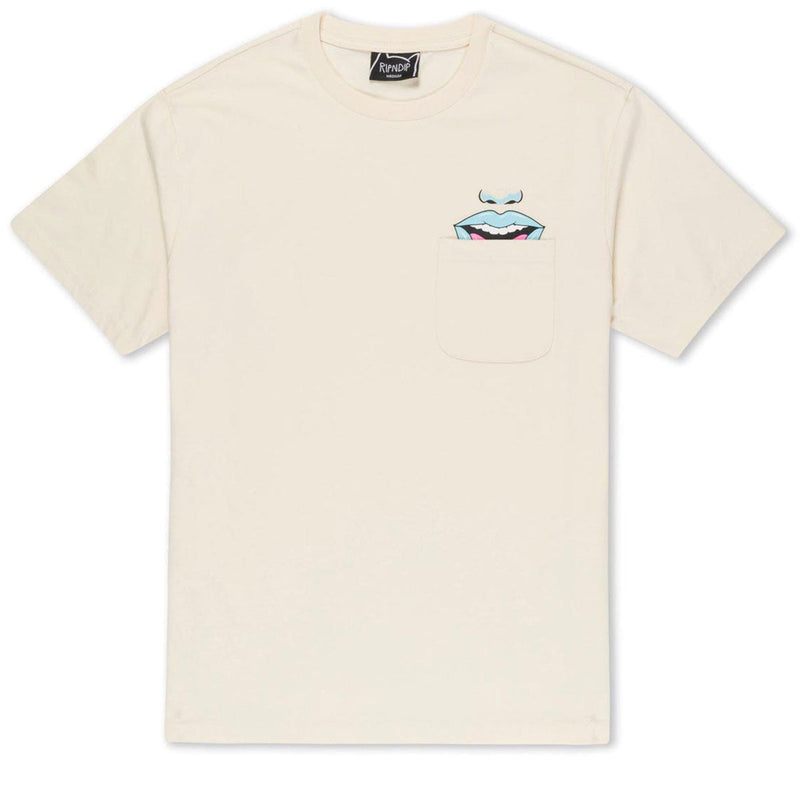 RIPNDIP Take Your Meds Pocket T-Shirt - Natural
