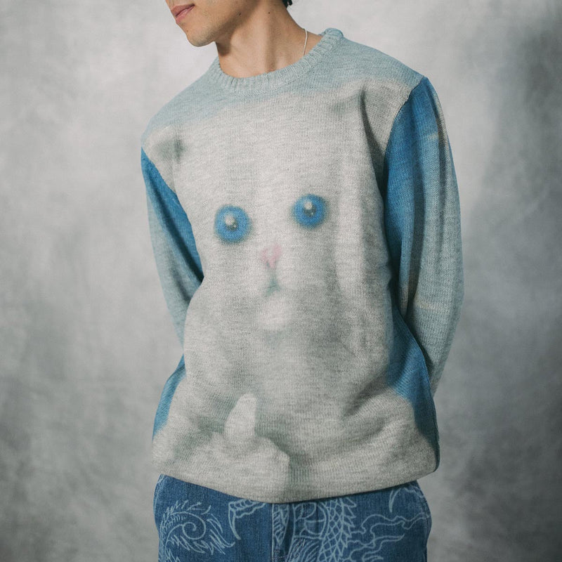 RIPNDIP Sprinkles Knit Sweater - Black/Blue