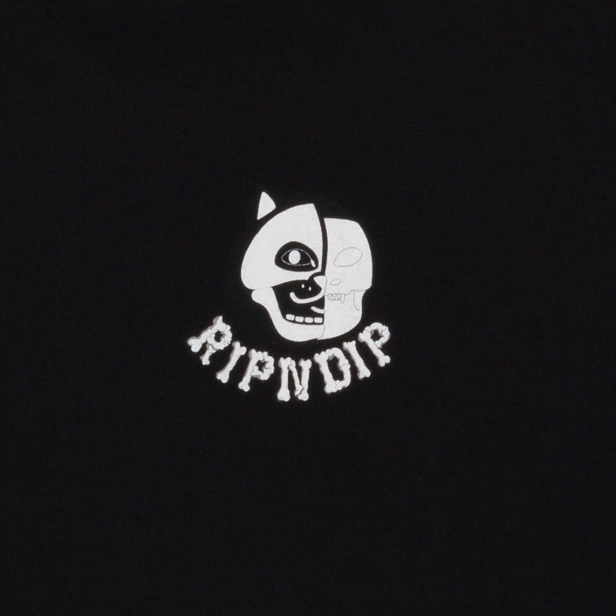 RIPNDIP Skelly Nerm Smokes T-Shirt - Black image 3