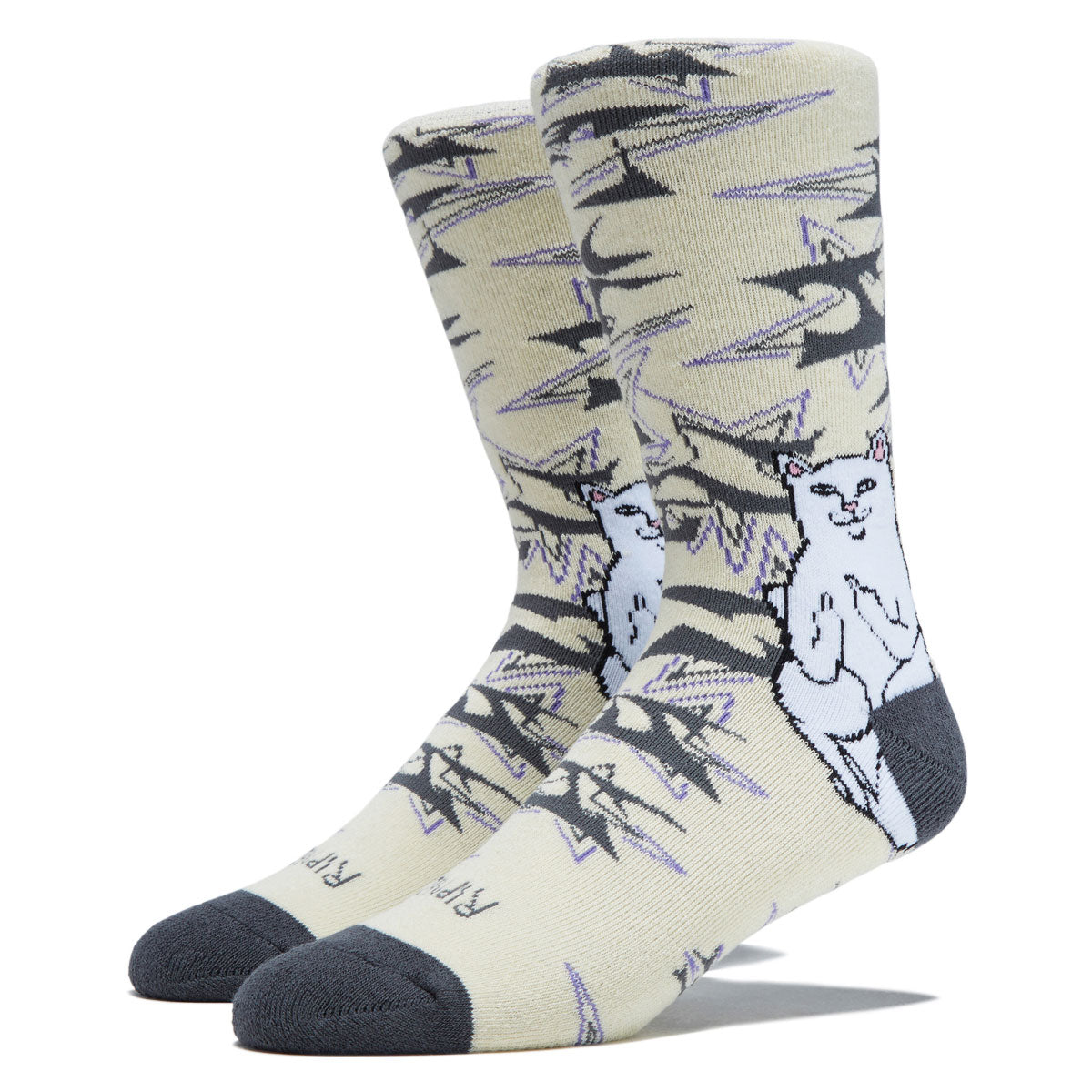 RIPNDIP Lord Nermal Wire Socks - Bone image 1