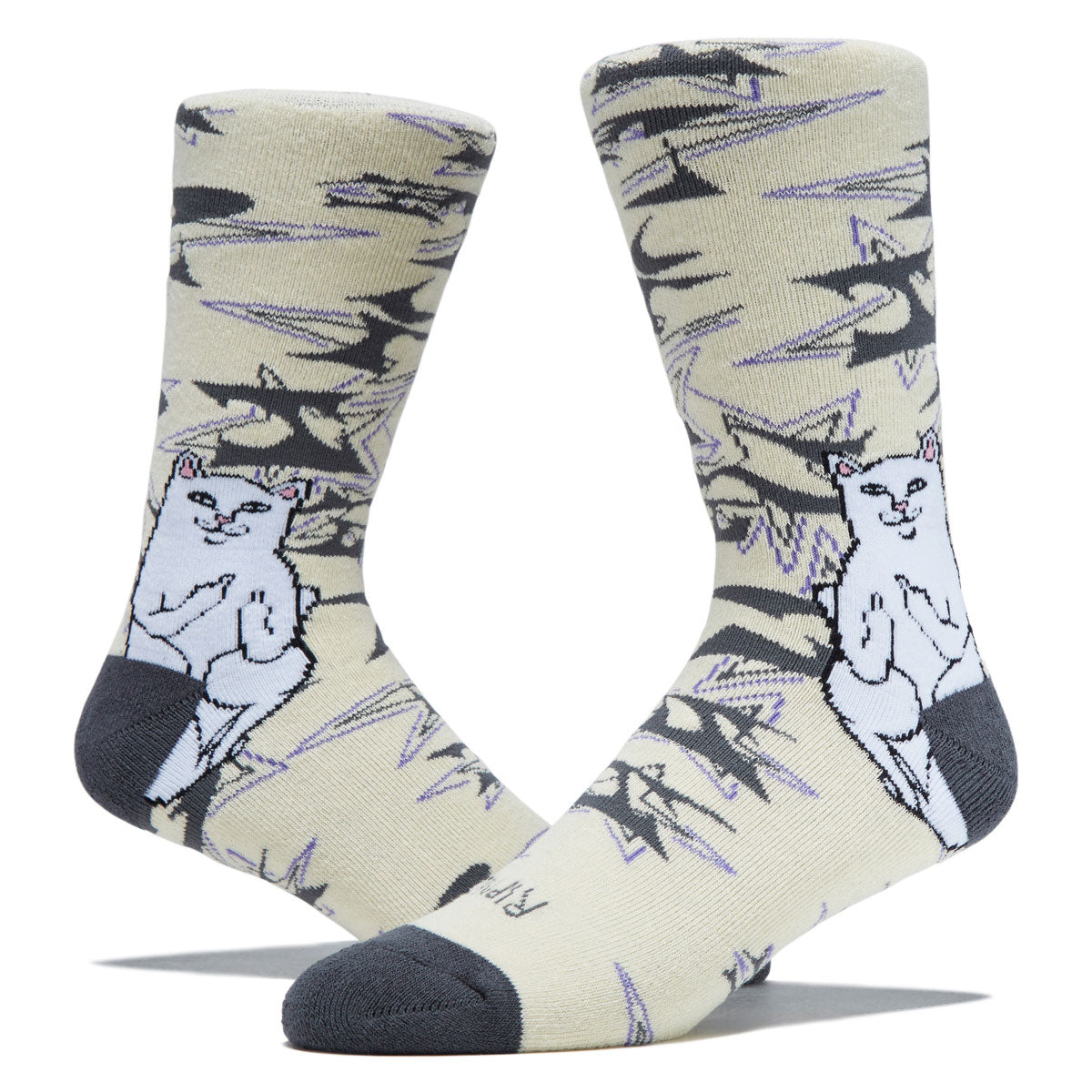 RIPNDIP Lord Nermal Wire Socks - Bone image 2