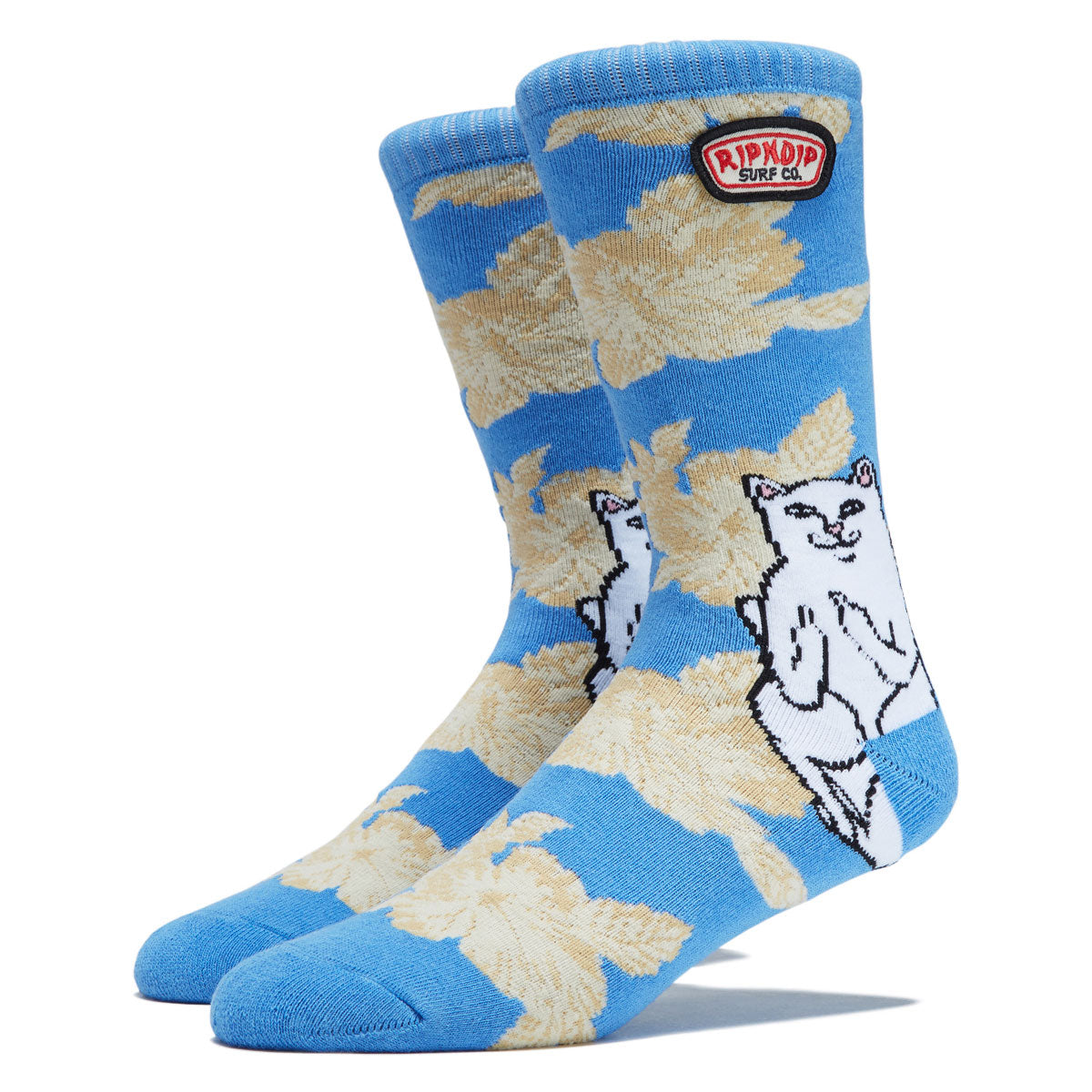 RIPNDIP Lord Nermal Surf Socks - Blue image 1