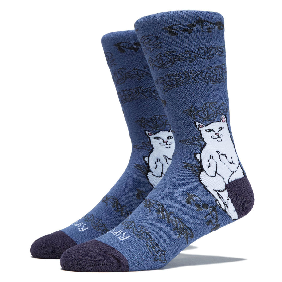 RIPNDIP Lord Nermal Ghost Socks - Slate image 1