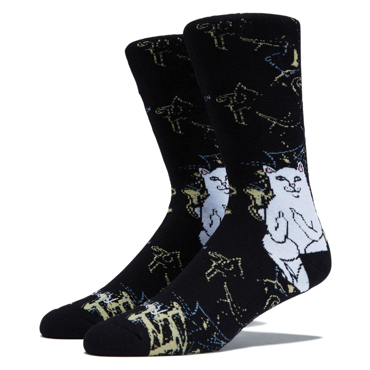 RIPNDIP Lord Nermal Madness Socks - Black image 1