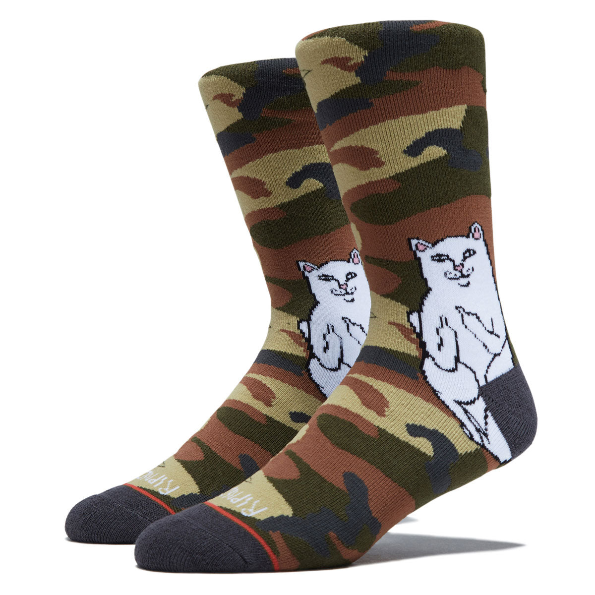 RIPNDIP Lord Nermal Street Socks - Camo image 1