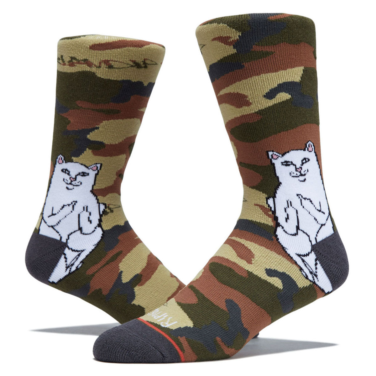 RIPNDIP Lord Nermal Street Socks - Camo image 2