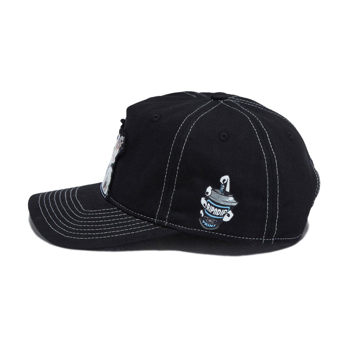 RIPNDIP Lord Nermal Collage Snapback Hat - Black image 3