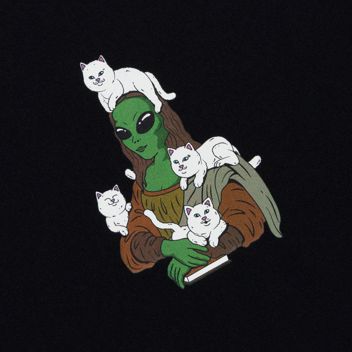 RIPNDIP Here All Along T-Shirt - Black image 3