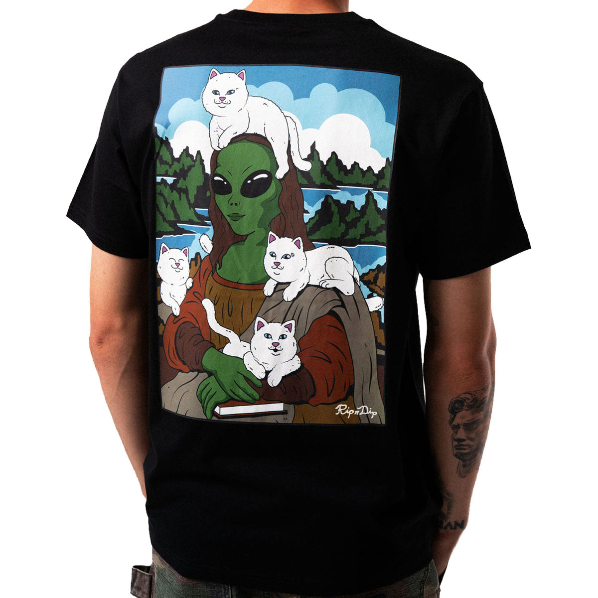 RIPNDIP Here All Along T-Shirt - Black image 4